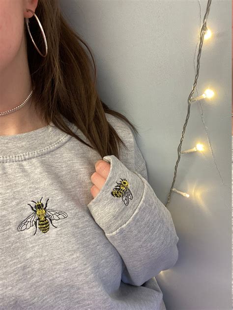 dior bumble bee sweatshirt|Sweater with Bee Embroidery Navy Blue Virgin Wool Jersey .